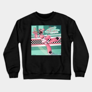 Rosie's Rock And Rollerskate Diner Crewneck Sweatshirt